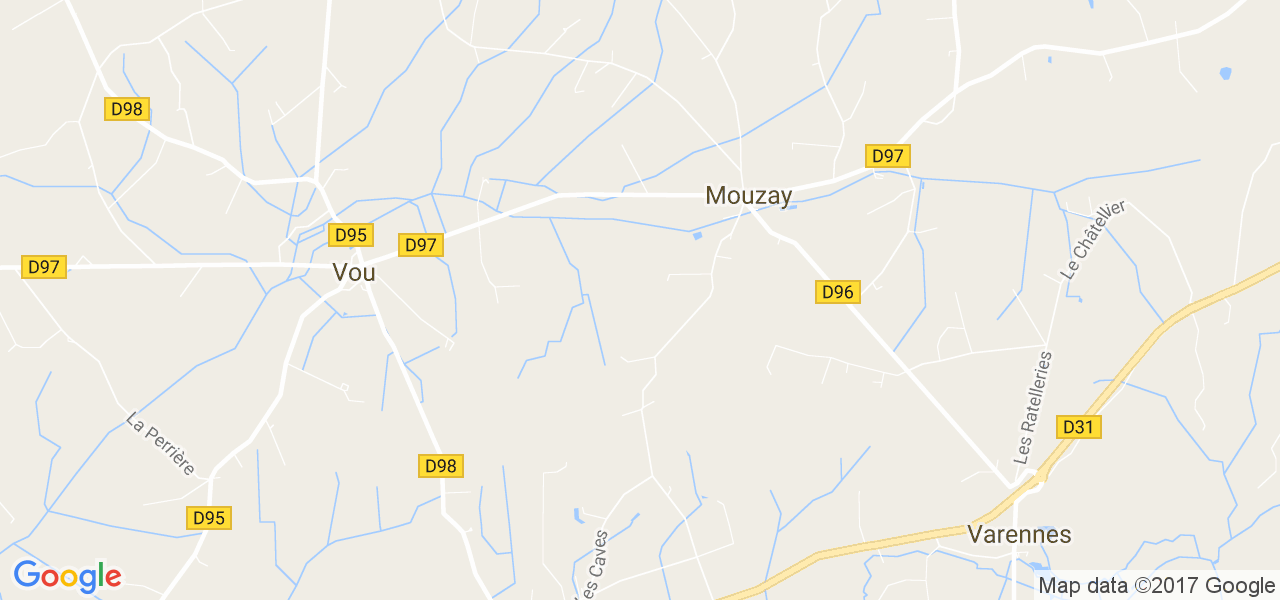 map de la ville de Mouzay