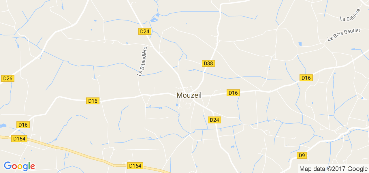 map de la ville de Mouzeil