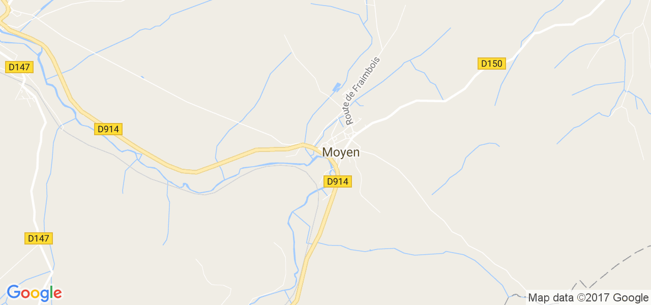 map de la ville de Moyen