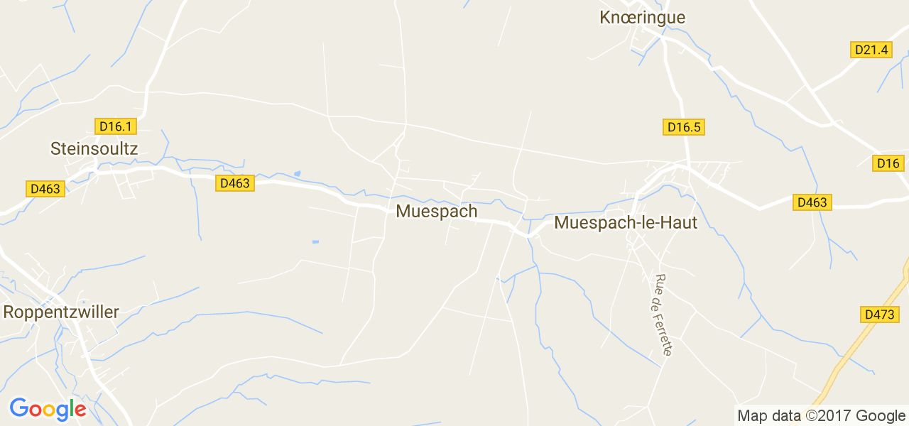 map de la ville de Muespach