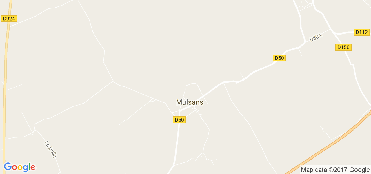 map de la ville de Mulsans