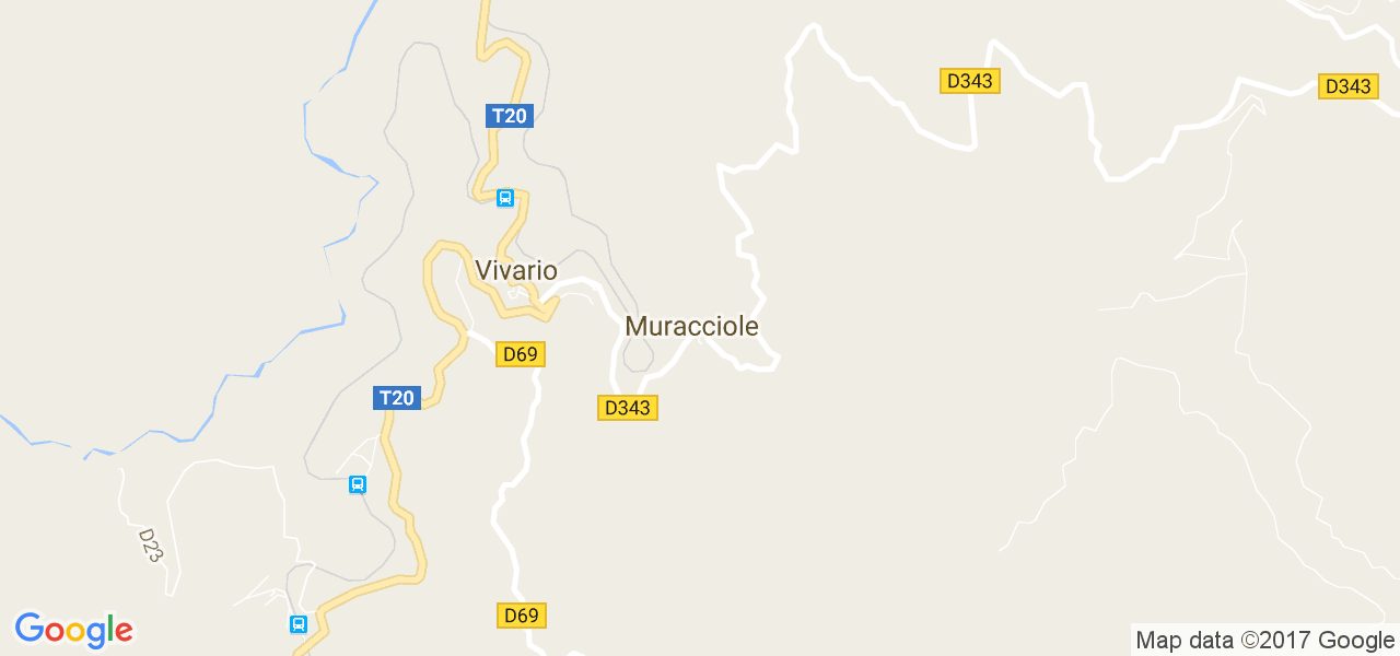 map de la ville de Muracciole