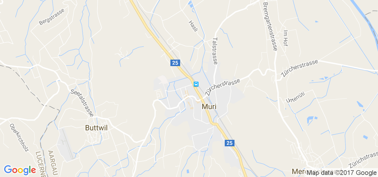 map de la ville de Muri