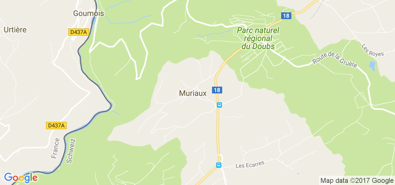 map de la ville de Muriaux