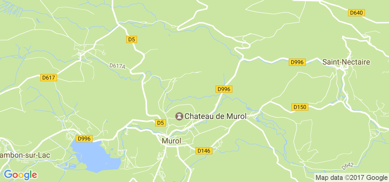 map de la ville de Murol