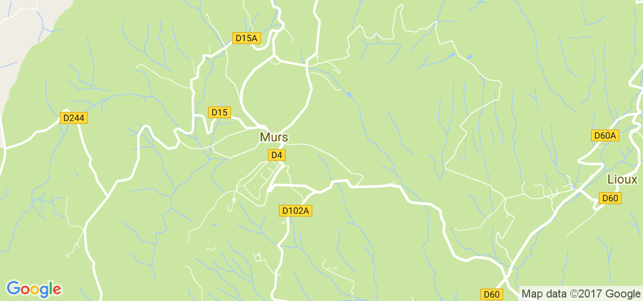 map de la ville de Murs