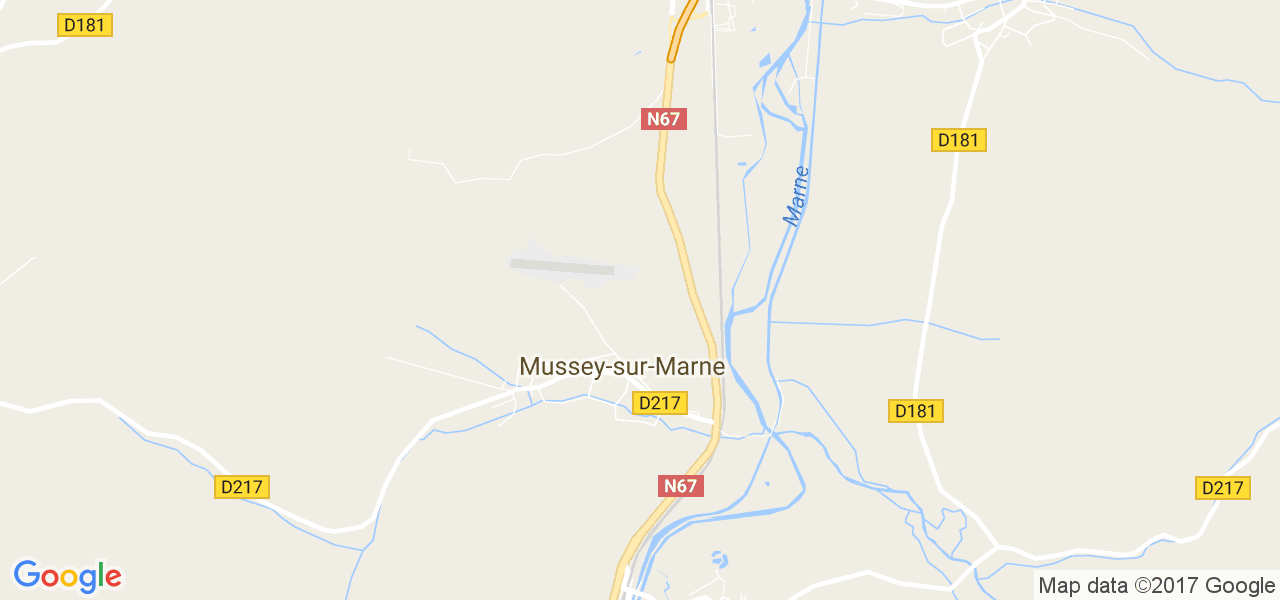 map de la ville de Mussey-sur-Marne