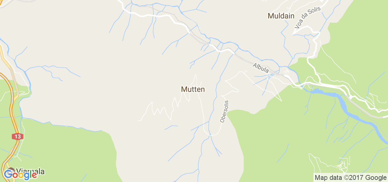 map de la ville de Mutten