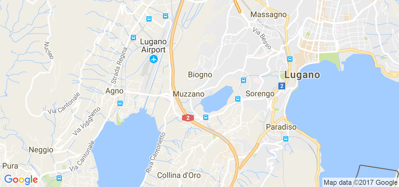 map de la ville de Muzzano