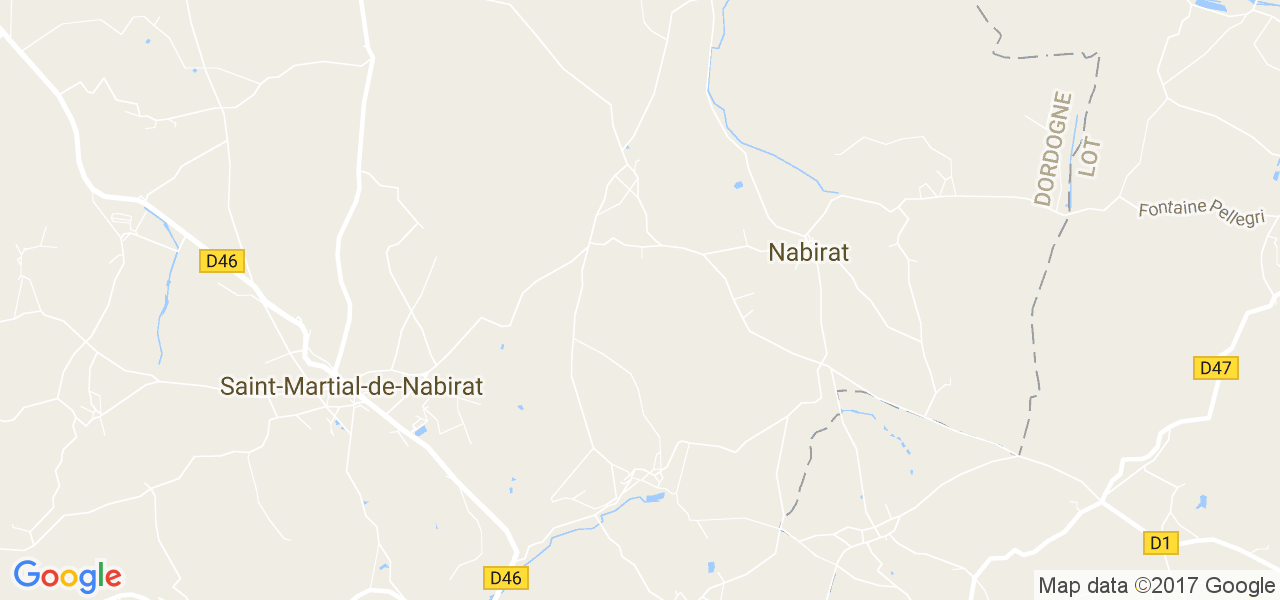 map de la ville de Nabirat