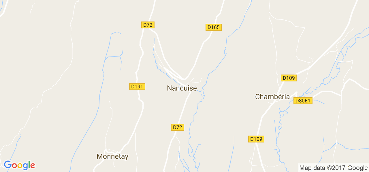 map de la ville de Nancuise