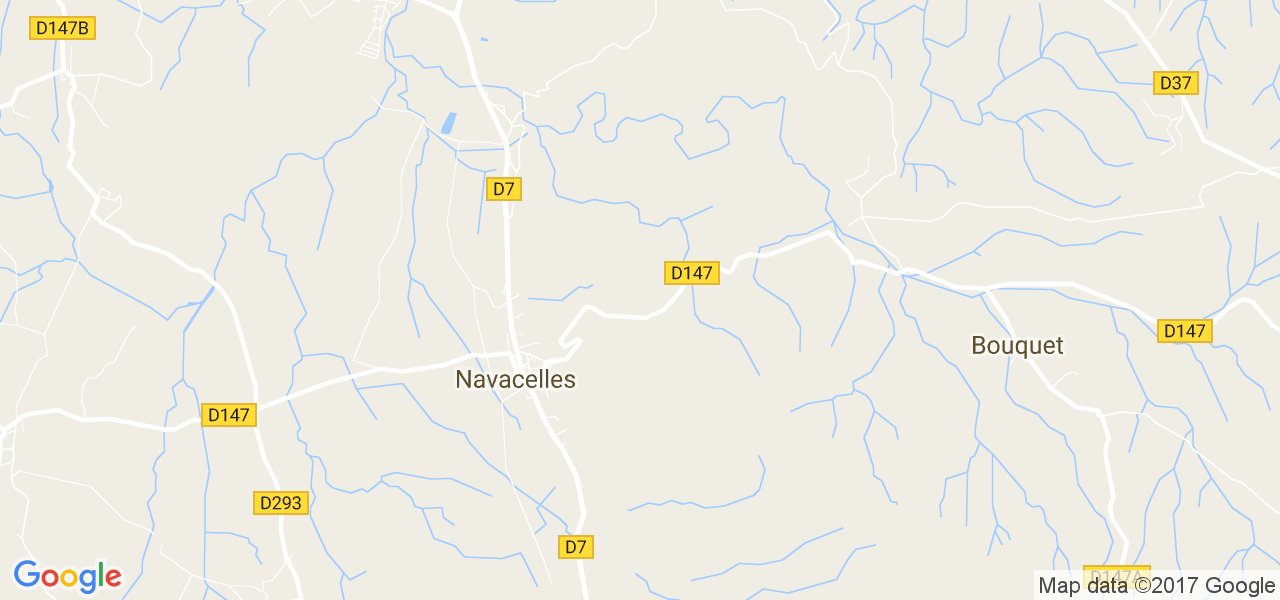 map de la ville de Navacelles