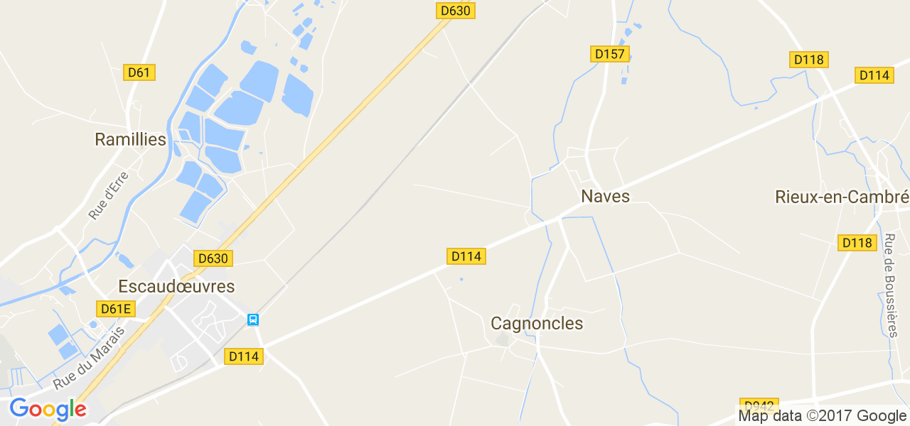 map de la ville de Naves