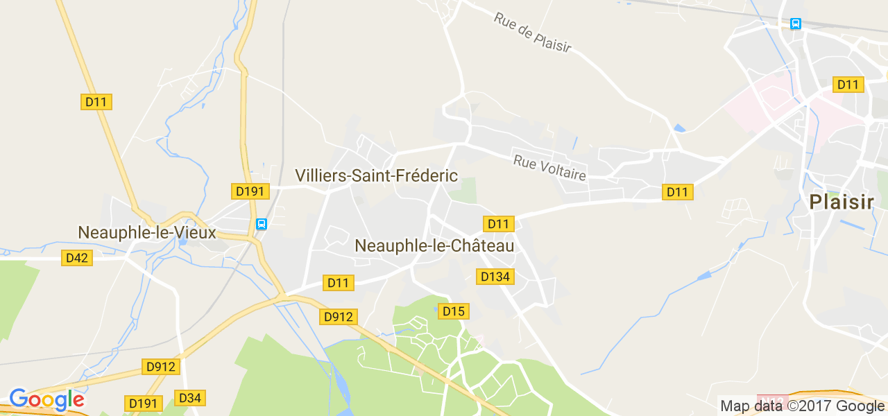 map de la ville de Neauphle-le-Château