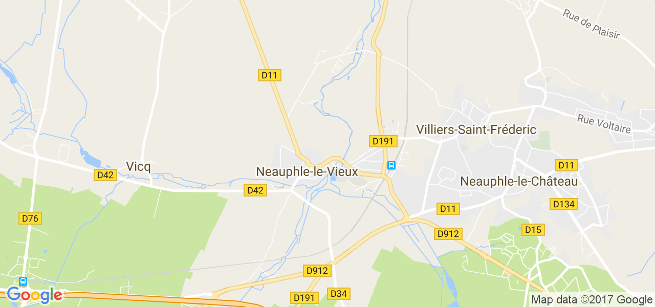 map de la ville de Neauphle-le-Vieux