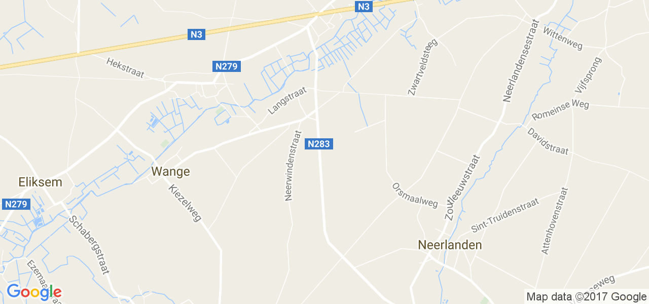 map de la ville de Neerhespen