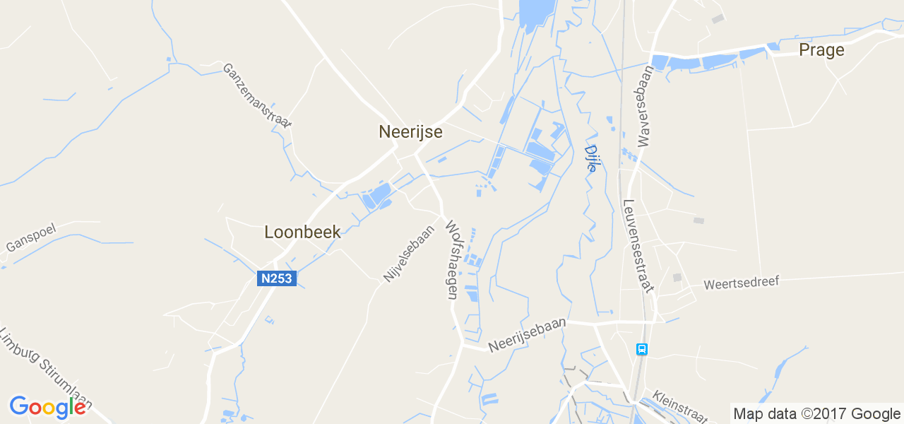 map de la ville de Neerijse