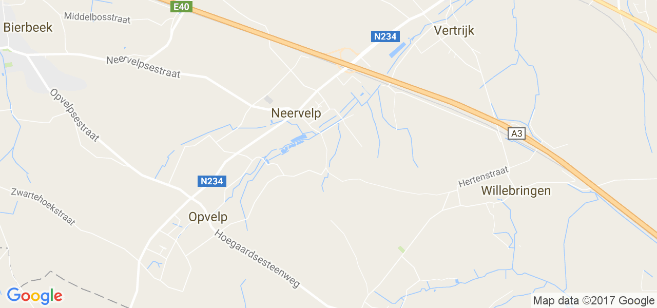 map de la ville de Neervelp