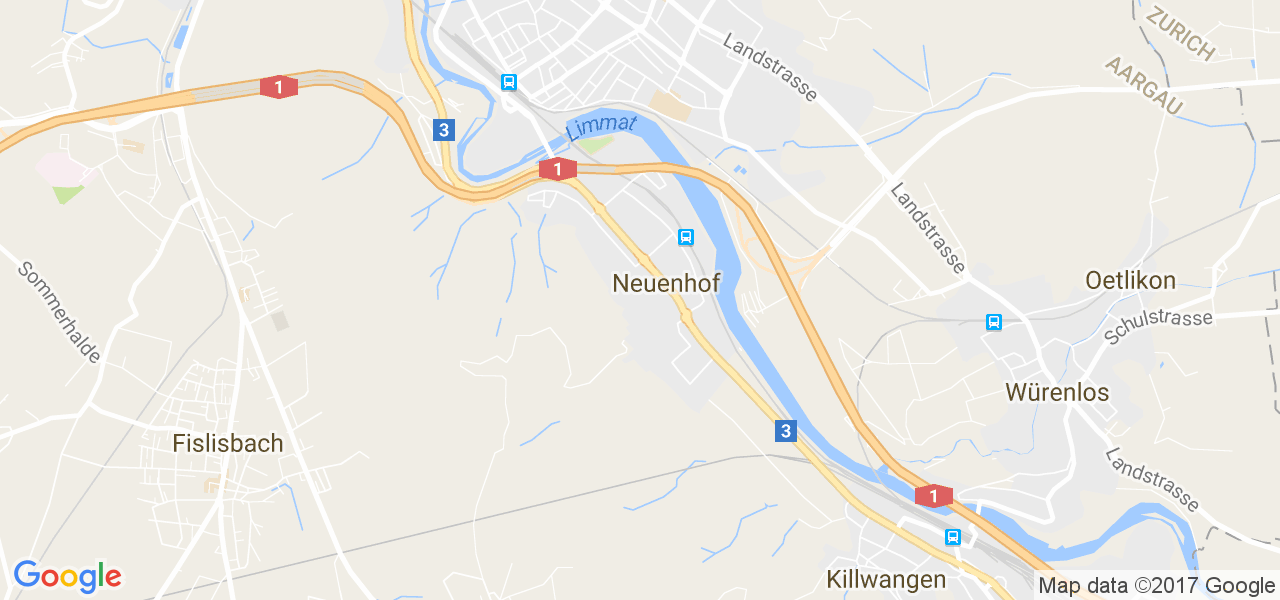 map de la ville de Neuenhof