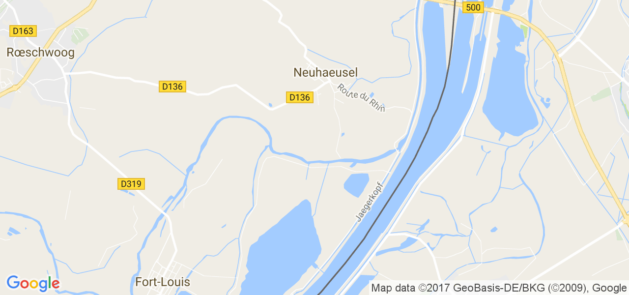 map de la ville de Neuhaeusel