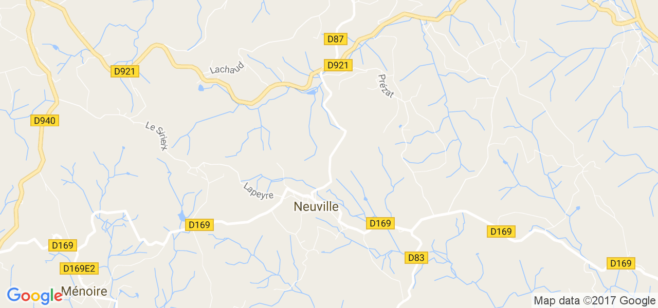 map de la ville de Neuville