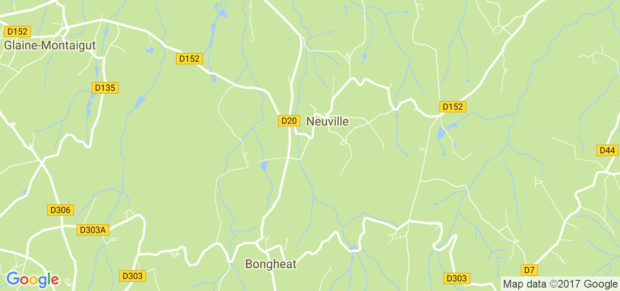 map de la ville de Neuville