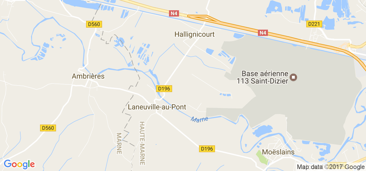 map de la ville de Neuville-au-Pont