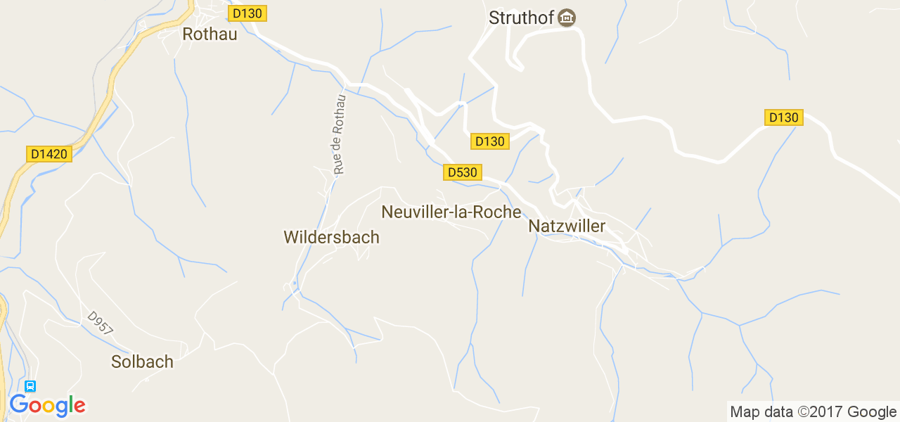 map de la ville de Neuviller-la-Roche