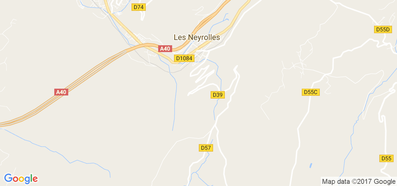 map de la ville de Neyrolles