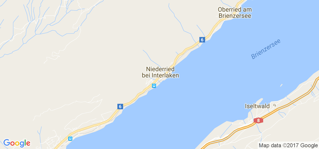 map de la ville de Niederried bei Interlaken