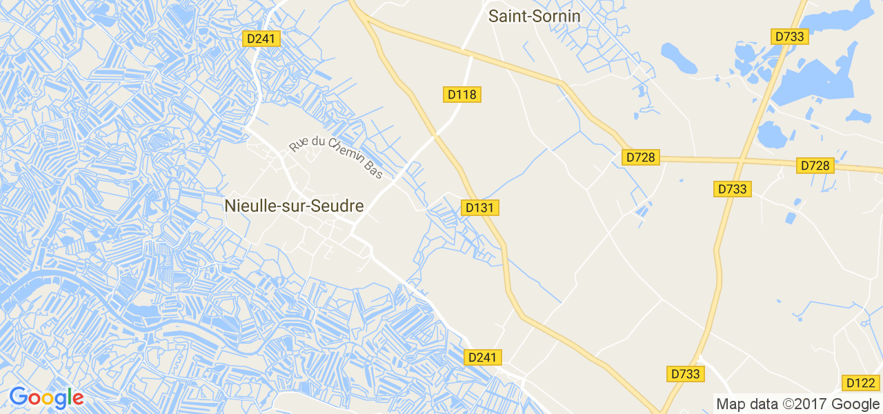 map de la ville de Nieulle-sur-Seudre