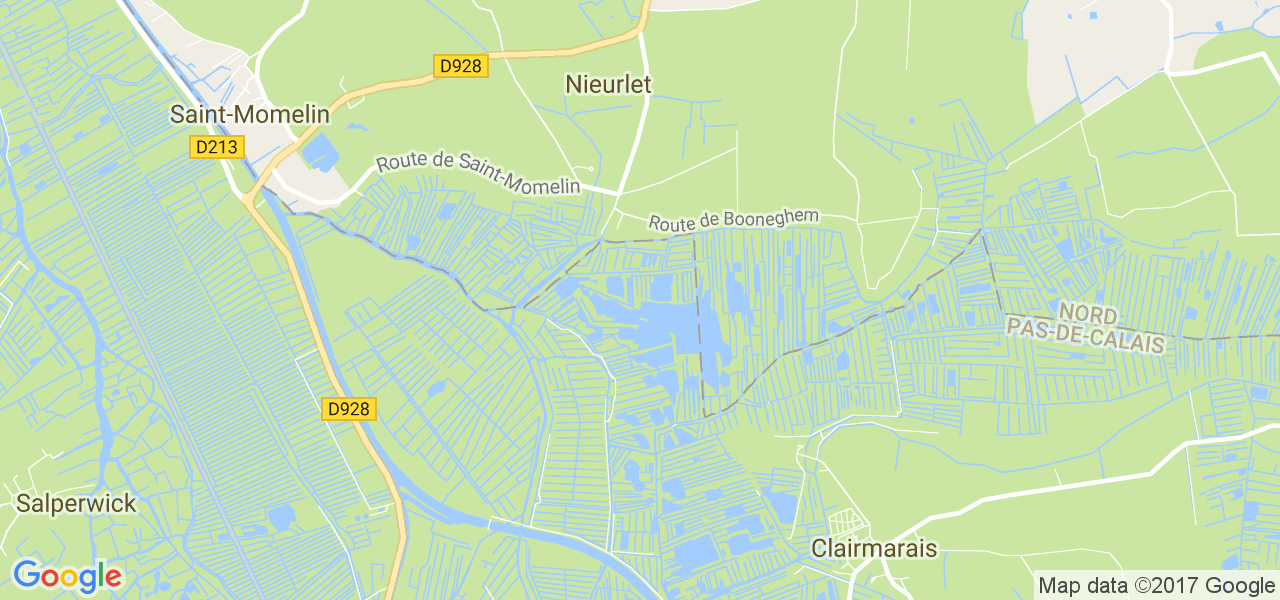 map de la ville de Nieurlet