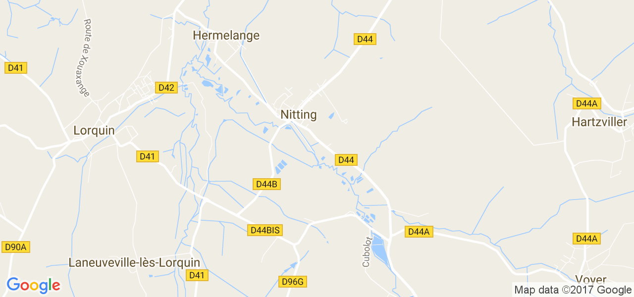 map de la ville de Nitting