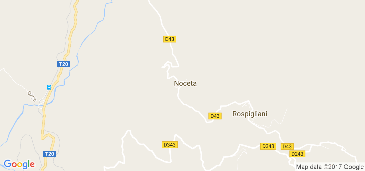 map de la ville de Noceta