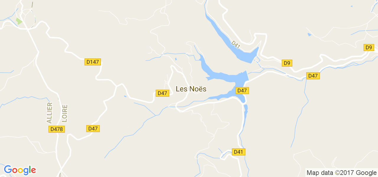 map de la ville de Noës