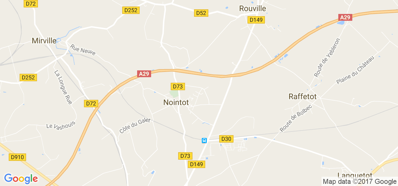 map de la ville de Nointot