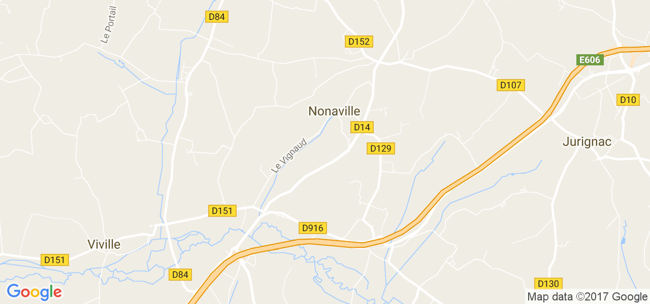 map de la ville de Nonaville