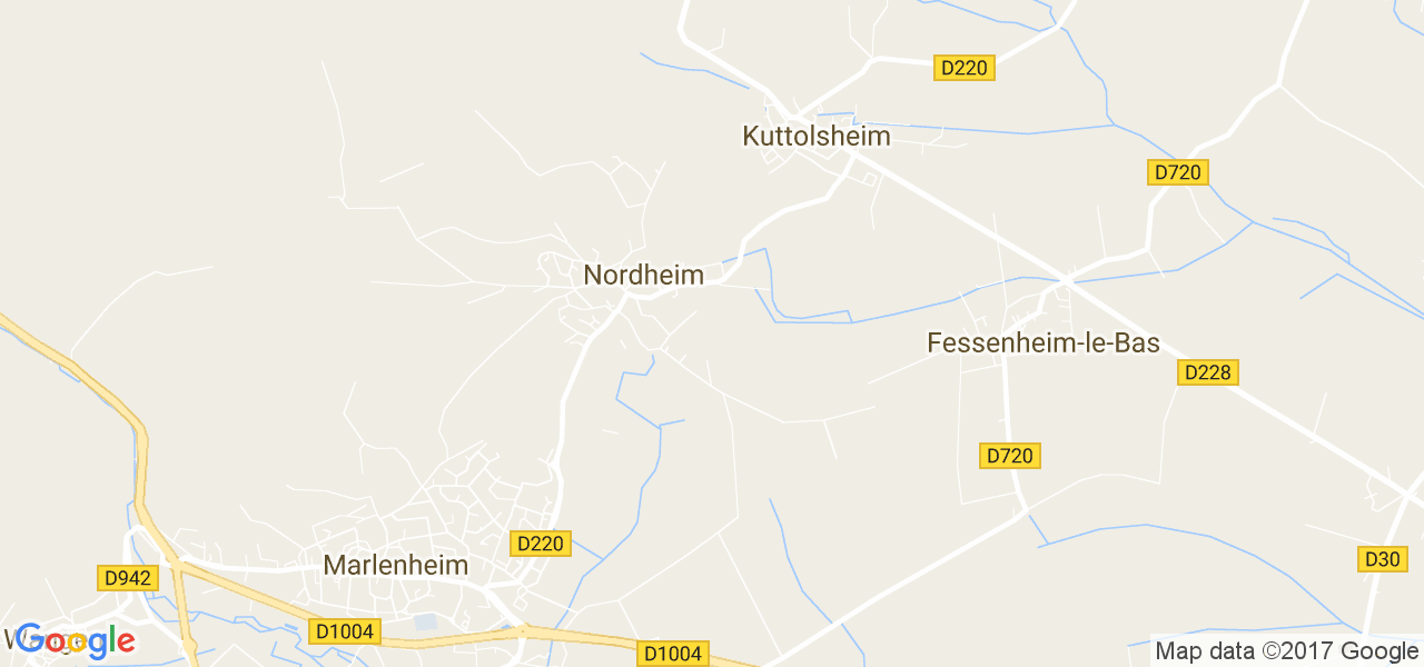 map de la ville de Nordheim