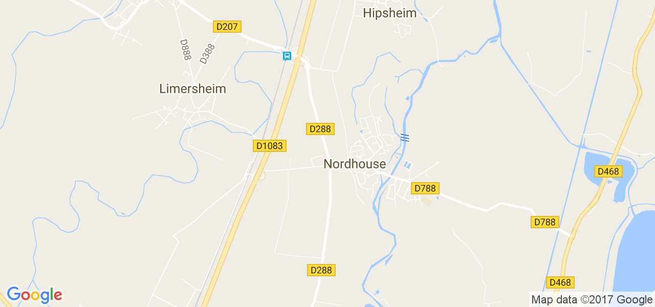 map de la ville de Nordhouse