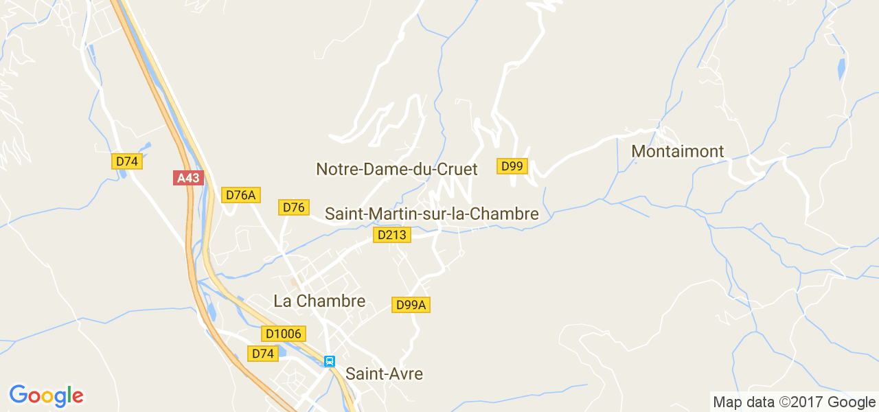 map de la ville de Notre-Dame-du-Cruet