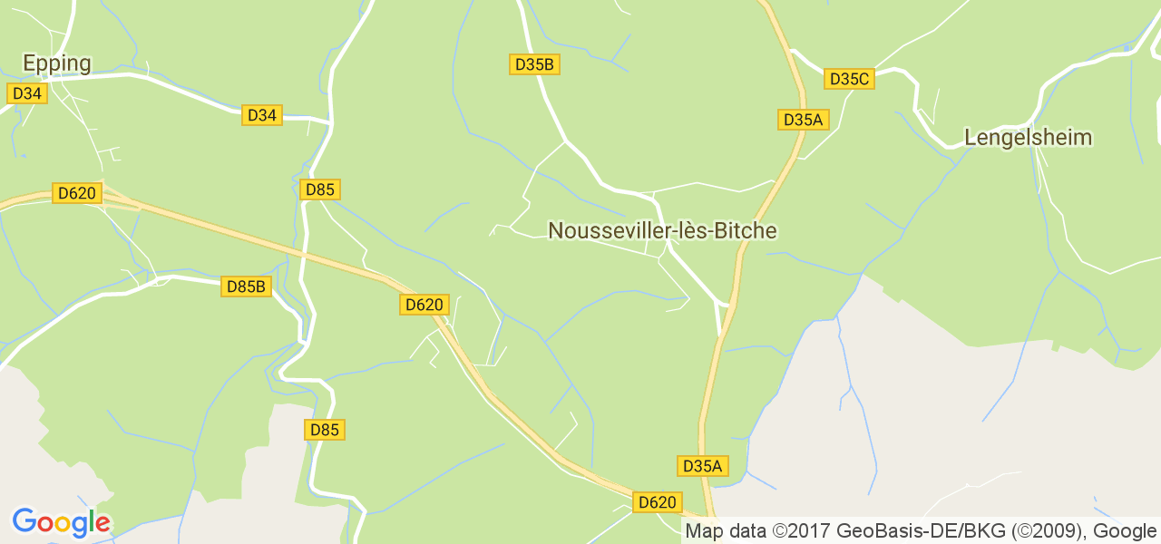 map de la ville de Nousseviller-lès-Bitche