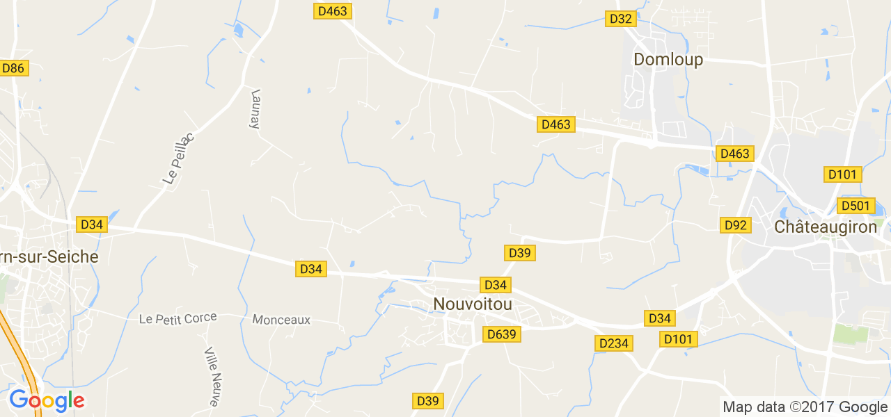 map de la ville de Nouvoitou