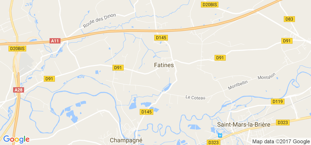 map de la ville de Noyal-Châtillon-sur-Seiche