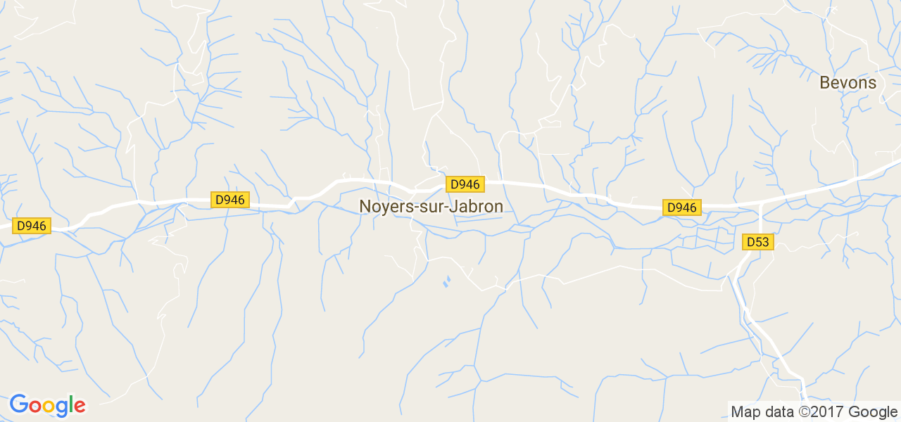 map de la ville de Noyers-sur-Jabron