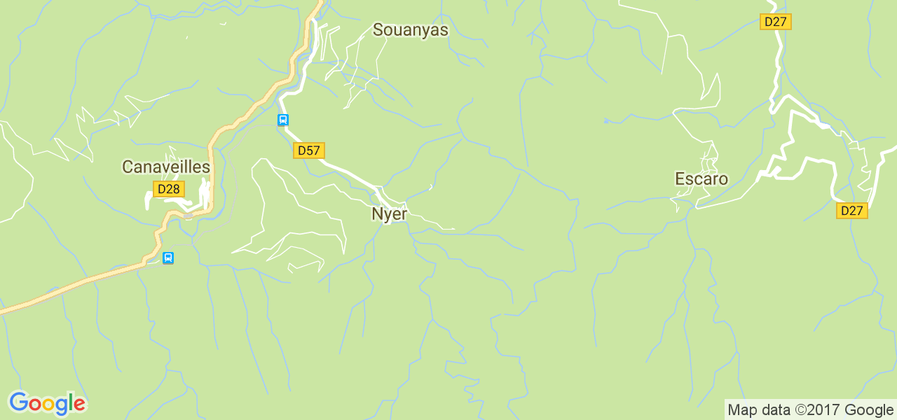 map de la ville de Nyer