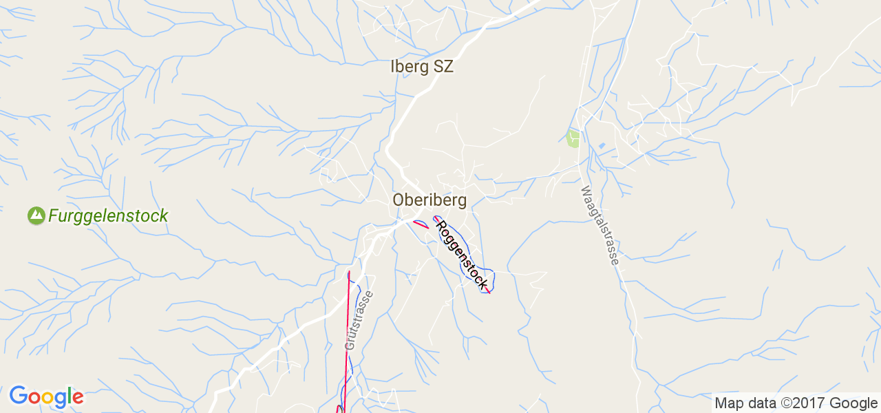 map de la ville de Oberiberg