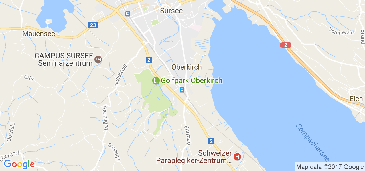 map de la ville de Oberkirch