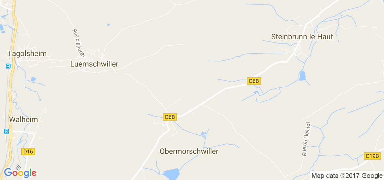 map de la ville de Obermorschwiller