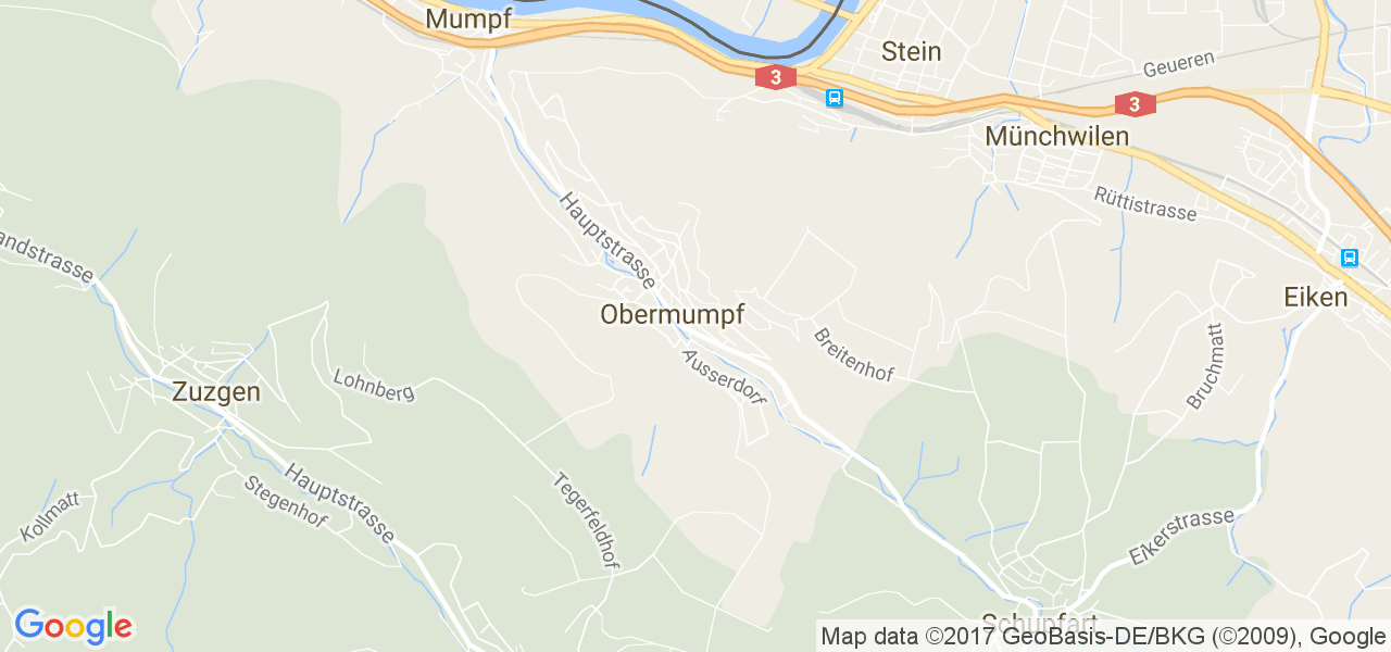 map de la ville de Obermumpf