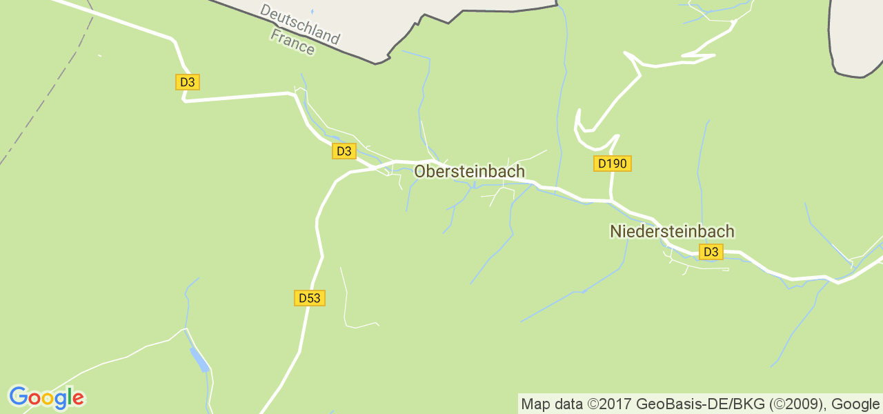 map de la ville de Obersteinbach